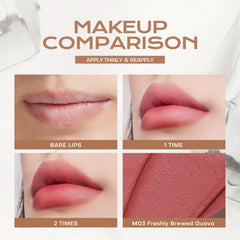 Apply solo for natural color or layer for added shine