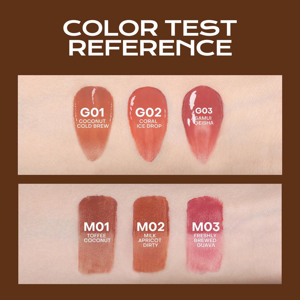 Hyaluronic acid in gloss supports lip softness