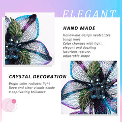 Mistofu wedding accessory barrette complements bridal looks with subtle shine.