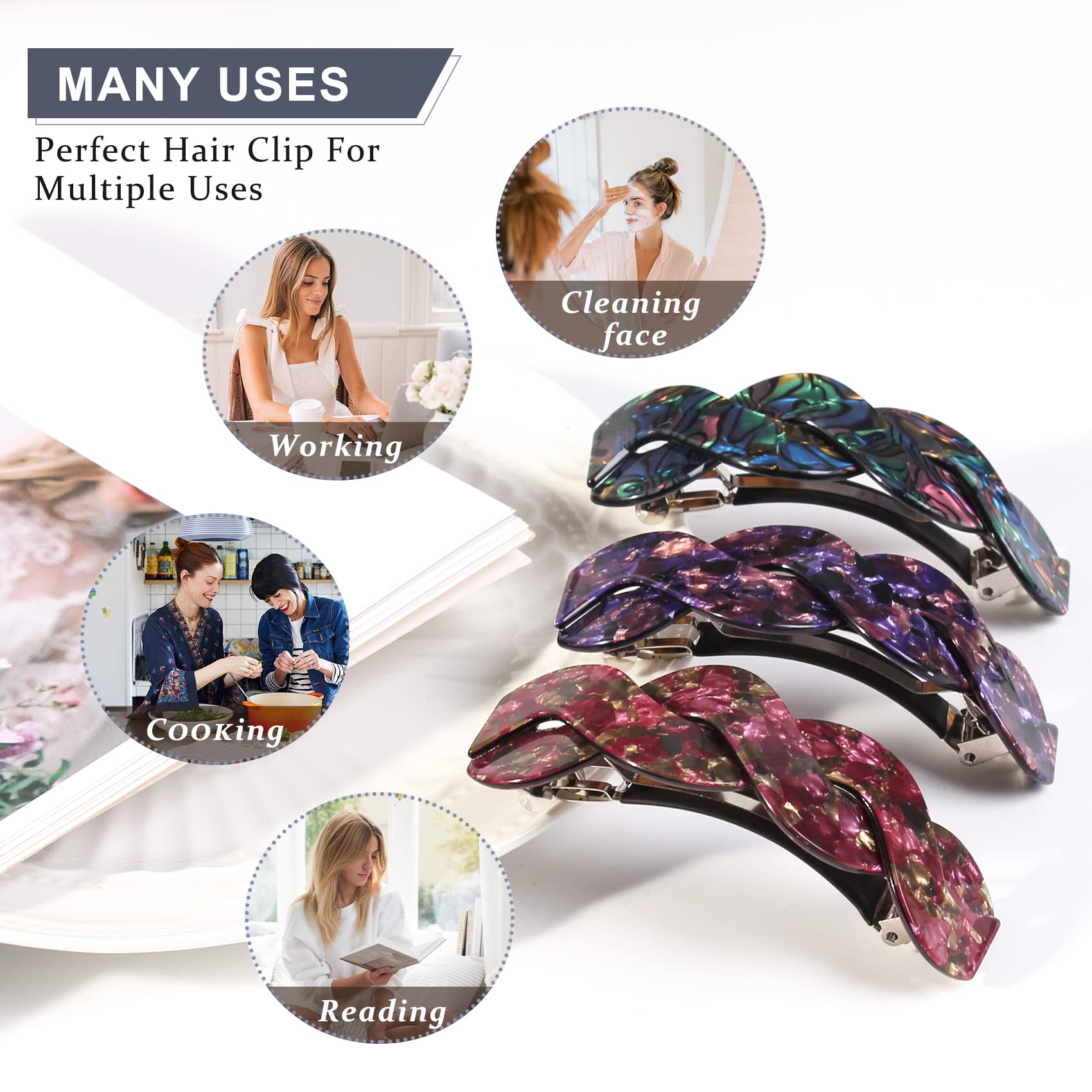 Mistofu anti-slip acrylic springs provide reliable grip all day.
