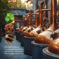 Mistral masculine vanilla oak scent projection for daily use.