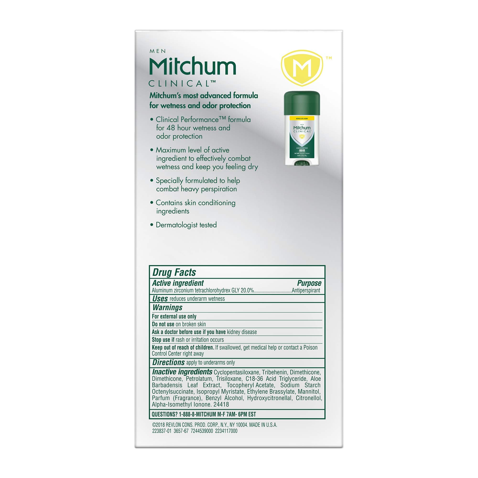 Applying Mitchum underarm with soft solid formula for long-lasting dryness