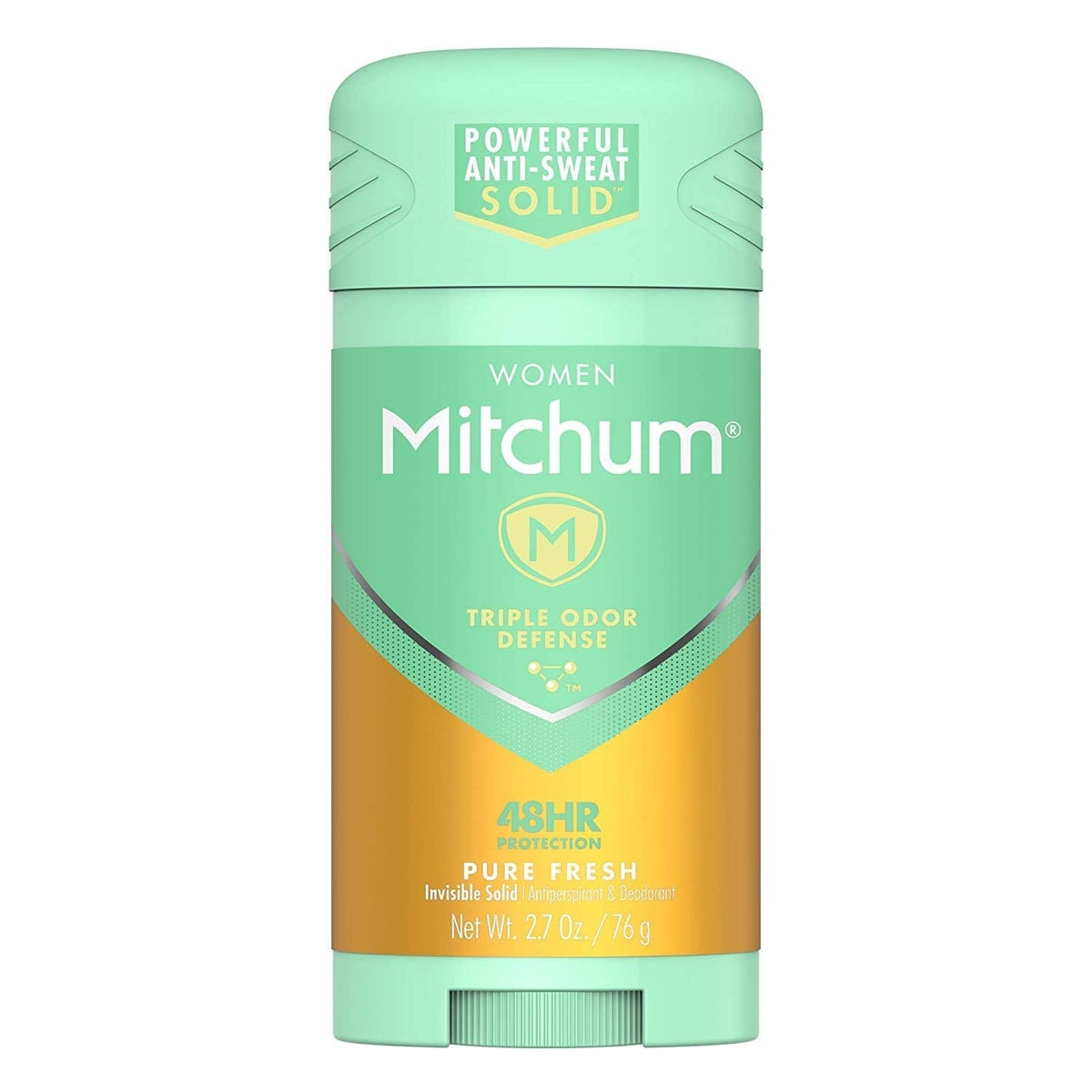 Mitchum Women Triple Odor Defense invisible solid front view for all-day freshness