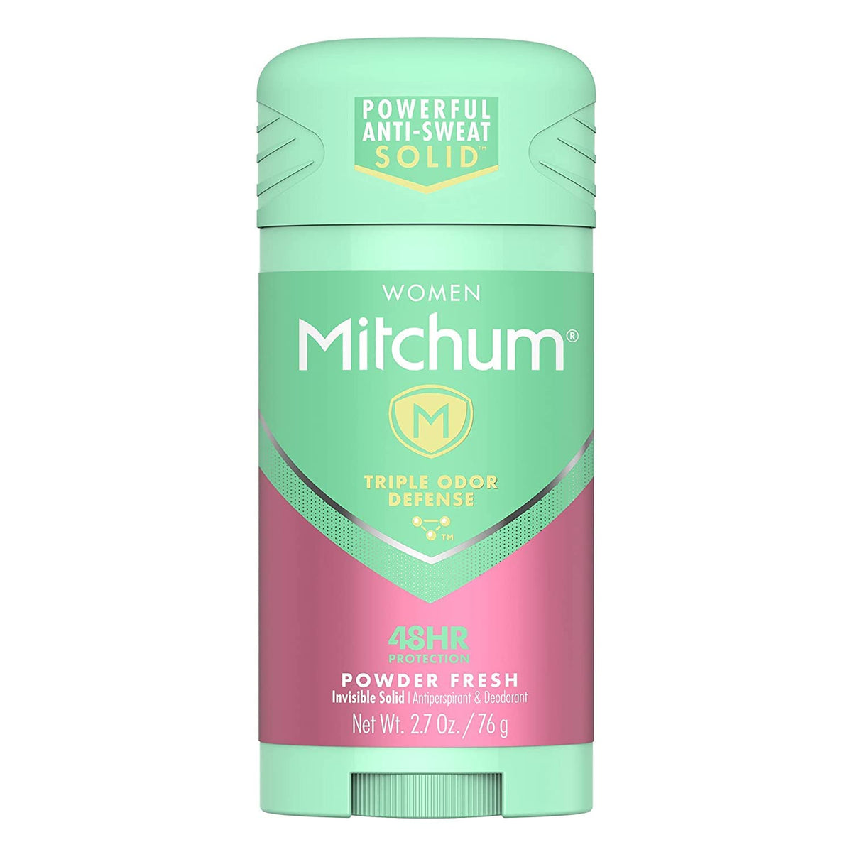 Mitchum For Women triple odor defense pack of 2 for all-day freshness.