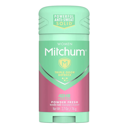 Mitchum For Women triple odor defense pack of 2 for all-day freshness.