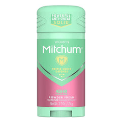 Mitchum For Women triple odor defense pack of 2 for all-day freshness.
