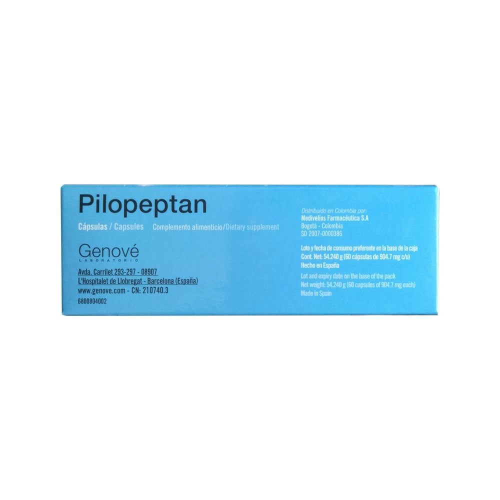 Miubaao Genové Pilopeptan capsules close-up of tablets