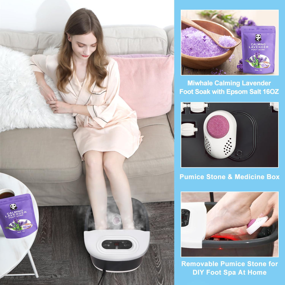 Infrared light from Miwhale spa supports circulation
