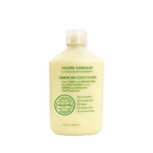 Mixed Chicks curly-friendly leave-in bottle shows lightweight curl hydration