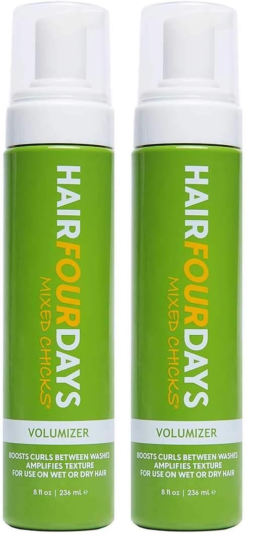 Mixed Chicks Four Days Volumizer bottle front view for instant thickness.