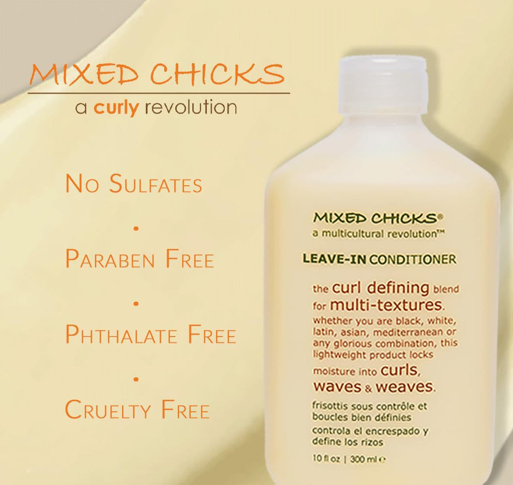 Mixed Chicks smooth detangling visual emphasizes knot-free styling sessions.