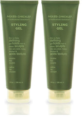 Mixed Chicks Styling Gel bottle pour for firm hold and defined texture without buildup