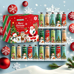 MIYUELENI mini 30ml hand lotion bottles variety showcases fragrance options for on-the-go care.
