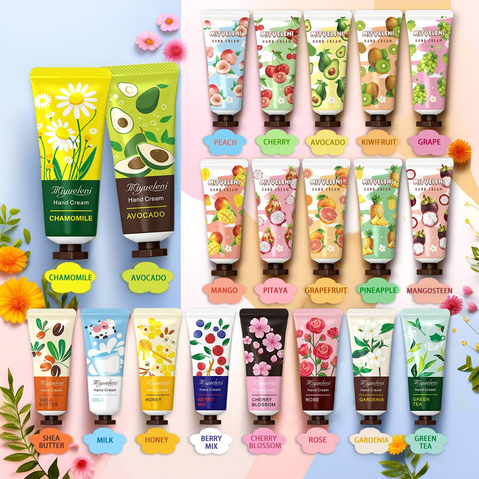 MIYUELENI shea butter hand cream tube rich nourishment for dry skin