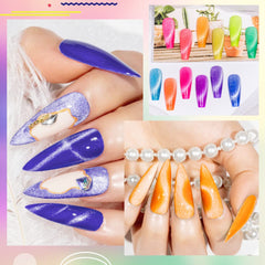 MIZHSE 7ml gel polish bottle shows rich color and long-lasting shine.