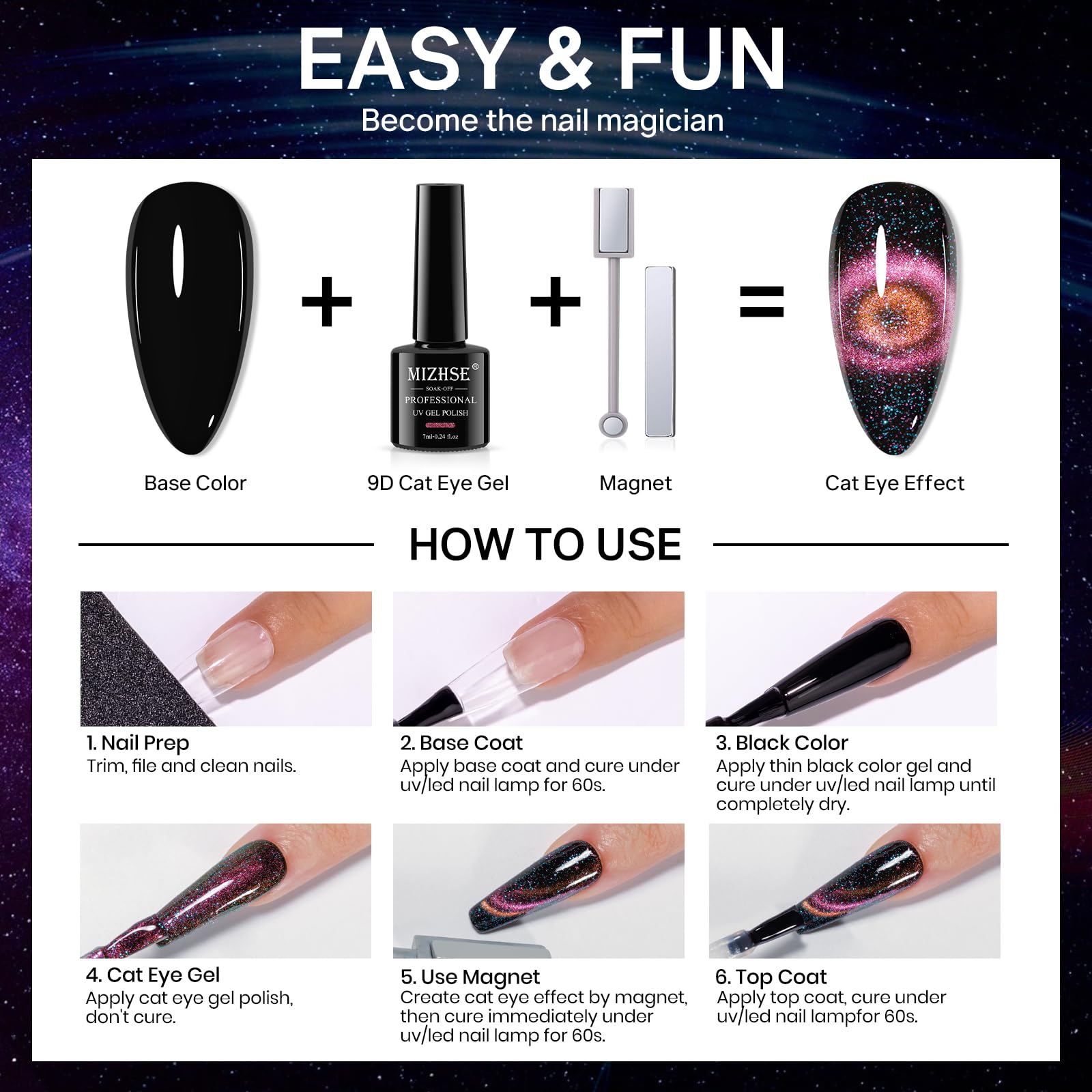 MIZHSE manicure set ideal for at-home spa days