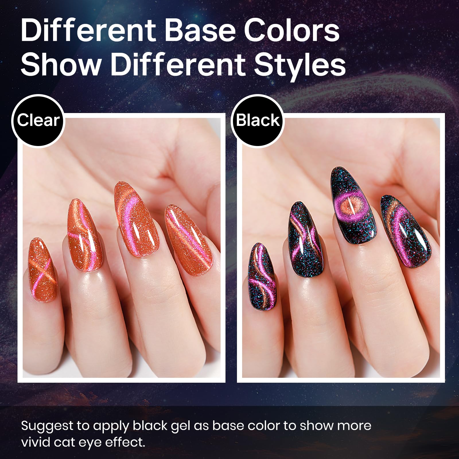 MIZHSE cat eye gels deliver long wear with proper application