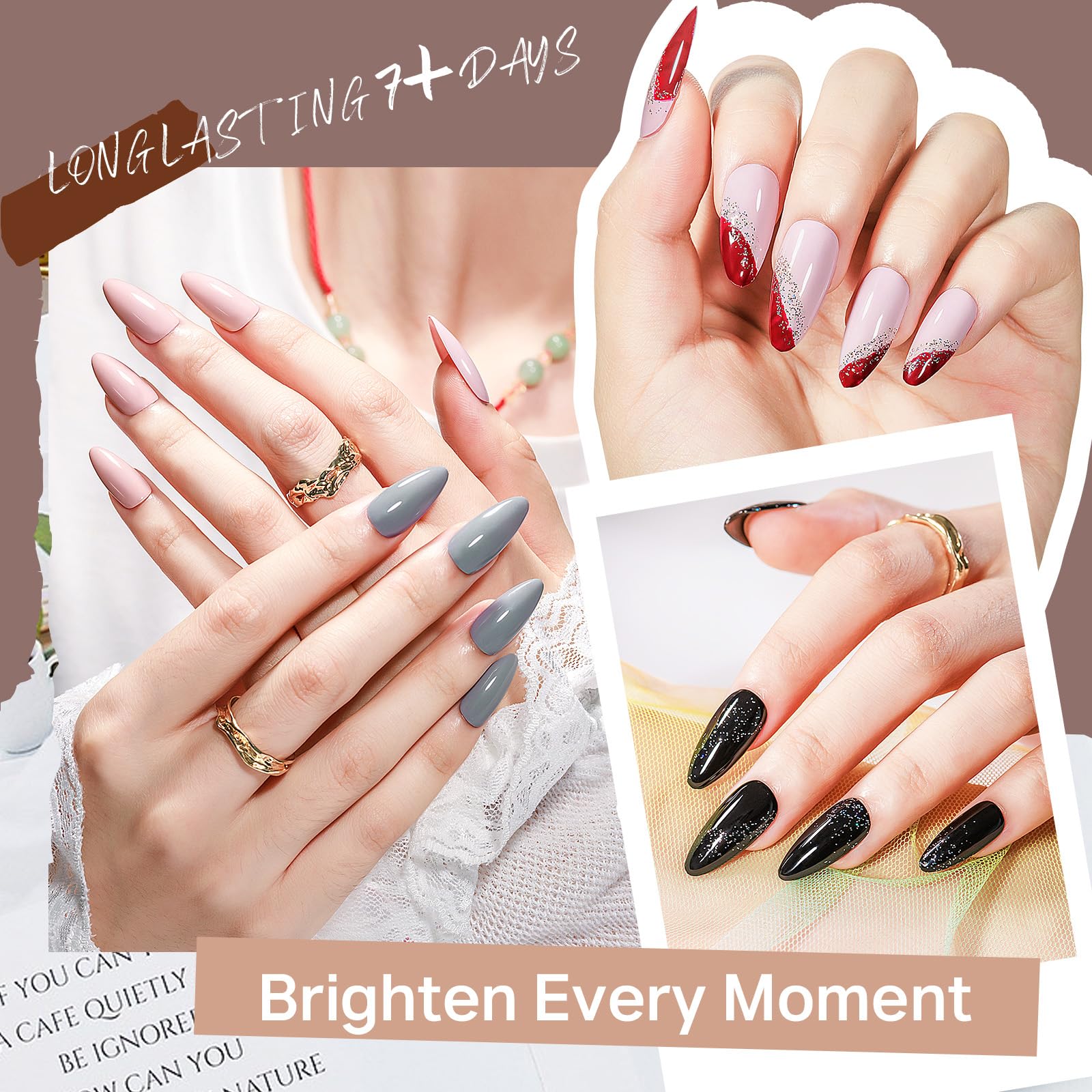 MIZHSE fall-winter shade strip featuring gray and brown tones