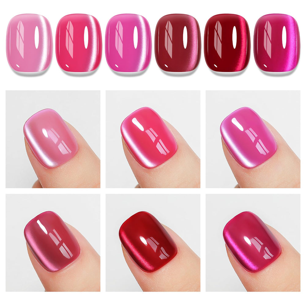 Gift-ready MIZHSE cat eye gel set ideal for holidays.