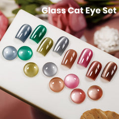 MIZHSE Glass holographic shimmer finish adds multidimensional shine.