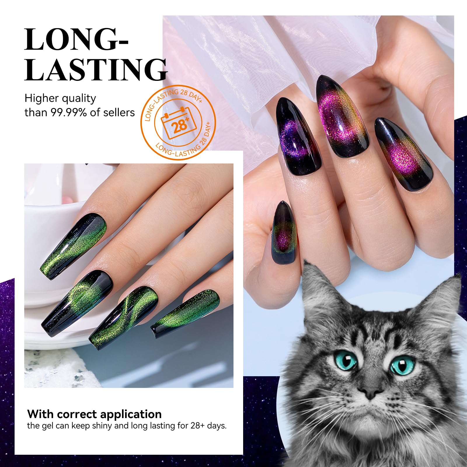 MIZHSE magnetic gel polish kit simplifies DIY salon-style nails.