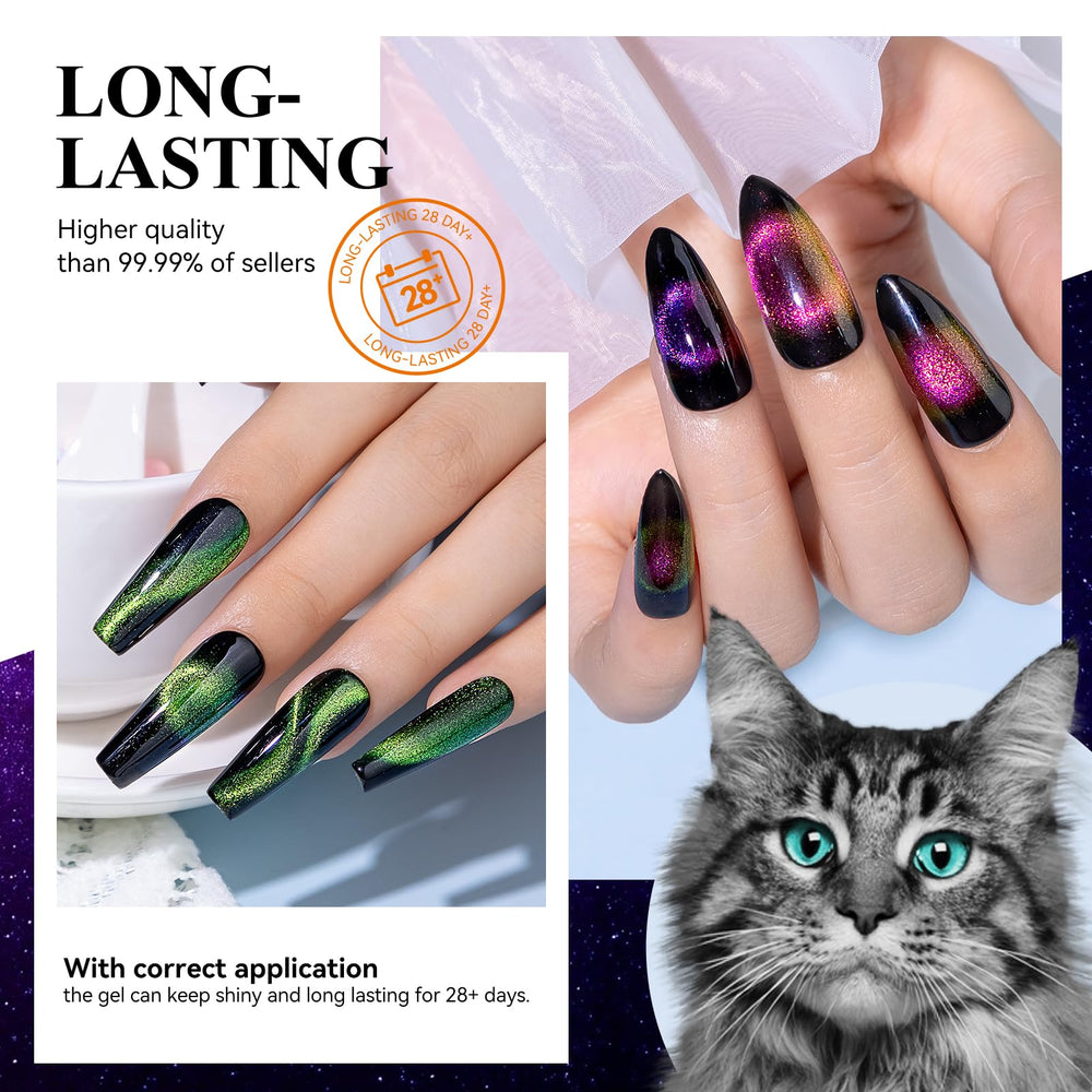 MIZHSE magnetic gel polish kit simplifies DIY salon-style nails.