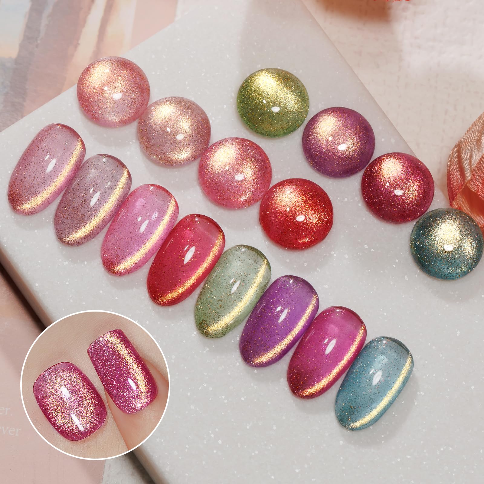MIZHSE soak-off gel nail kit for DIY manicures at home