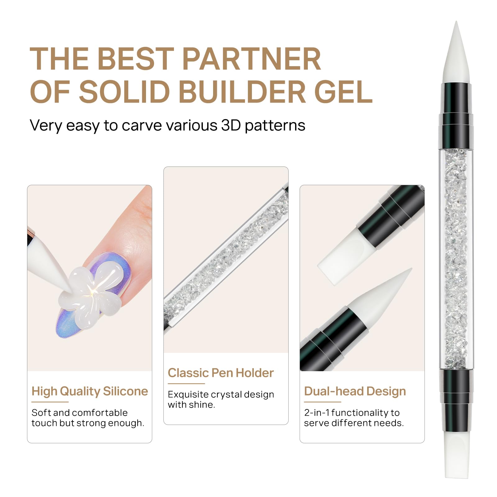 MIZHSE 3D nail art carving demonstrating versatility