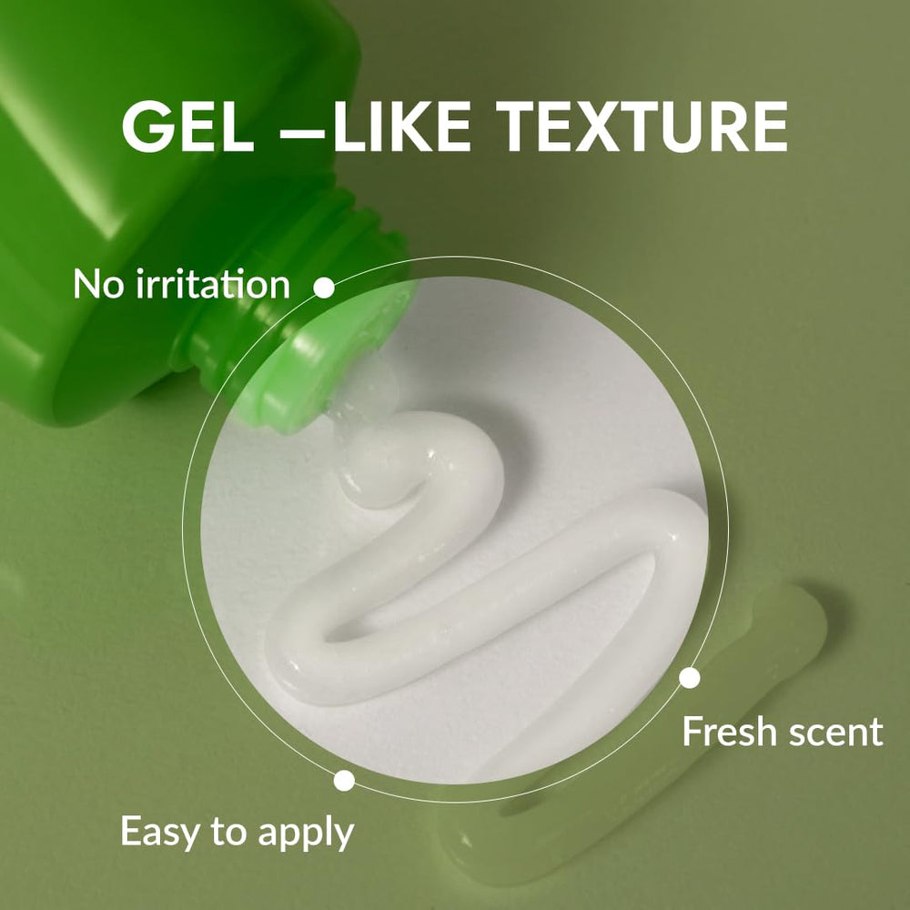 MIZON gel in a bathroom setting during skincare routine, suggests simple weekly use benefit