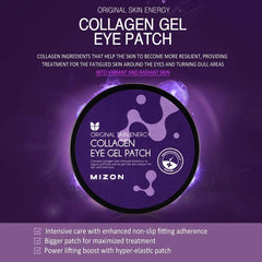 MIZON patch under-eye shows chamomile aroma and nourishing caviar-inspired nutrients.