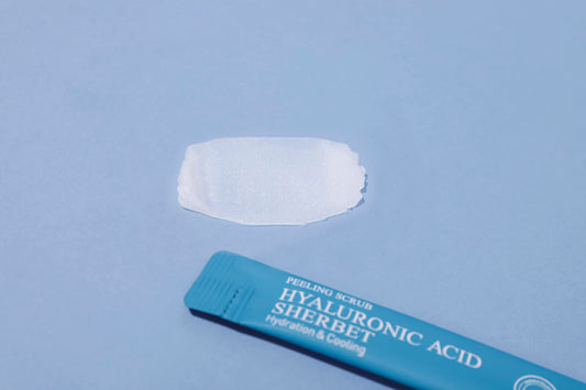 MIZON peeling scrub baking-powder; refreshed, smooth skin.