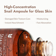 MIZON peptides hydration boost texture highlighting plump, refreshed skin.