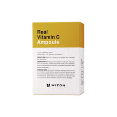 MIZON Real Vitamin C Ampoule pump application demonstrates easy layering.