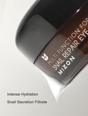 MIZON Snail filtrate texture close-up highlighting nourishing mucin