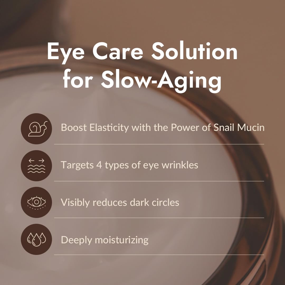 MIZON Snail Line Eye Cream application under-eye area