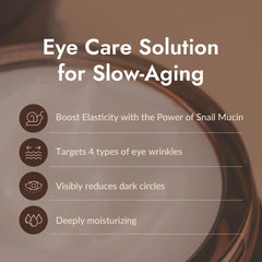 MIZON Snail Line Eye Cream application under-eye area