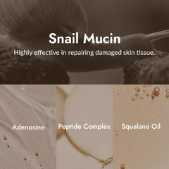 MIZON Snail Line Eye Cream fingertip press illustrating gentle patting
