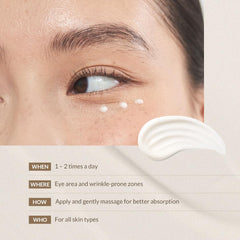 MIZON Snail Line Eye Cream packaging and label design