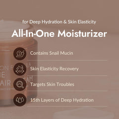 MIZON snail mucin close-up highlighting smoothing texture