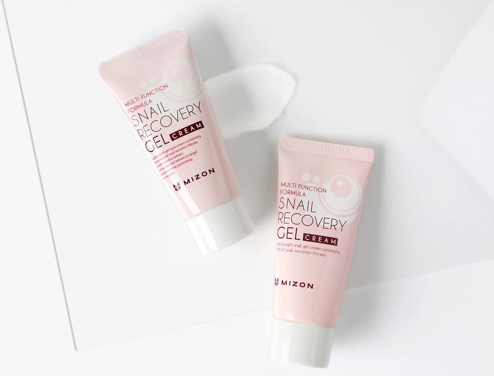 MIZON fragrance-free packaging emphasizes gentle daily skincare.