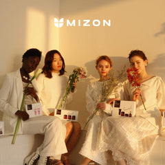 MIZON snail repair cream flatlay of three jars emphasizes value pack and versatility