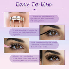 MJJOMAY Beginner-friendly kit speeds up lash application.