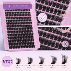 MJJOMAY Create cat-eye to mega looks with versatile lengths.