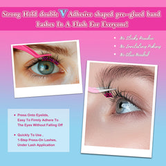 MJJOMAY JoMay glueless lashes aid easy application on busy days
