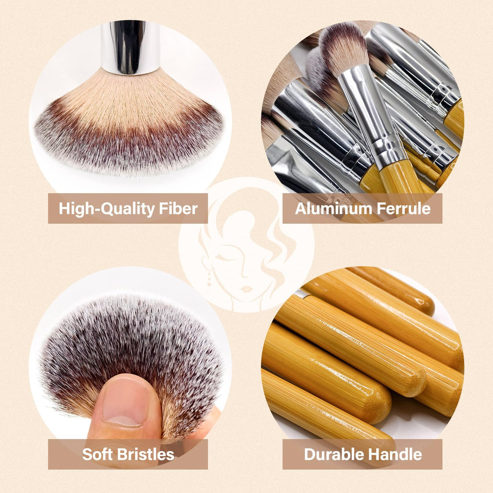 Mlemle included sponges and powder puff help to blend evenly.