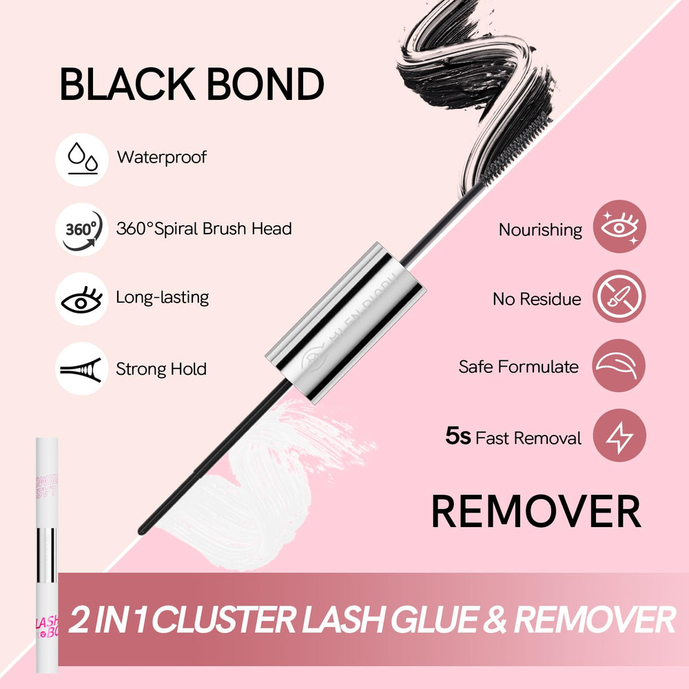 MLEN DIARY precision tweezers for precise lash placement.