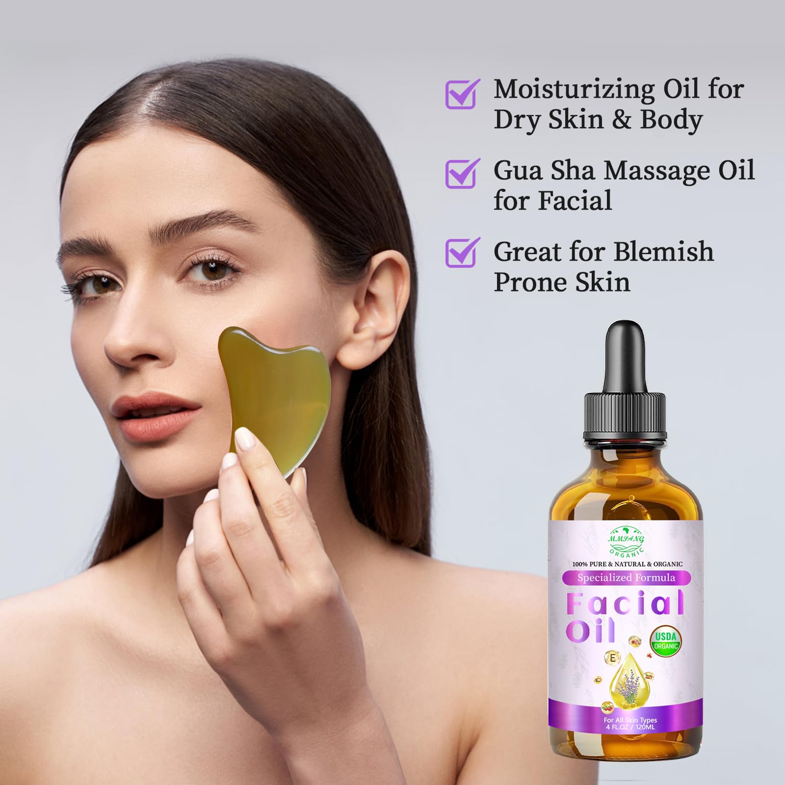 MMPANG Lavender Oil ingredients closeup highlighting key botanicals.