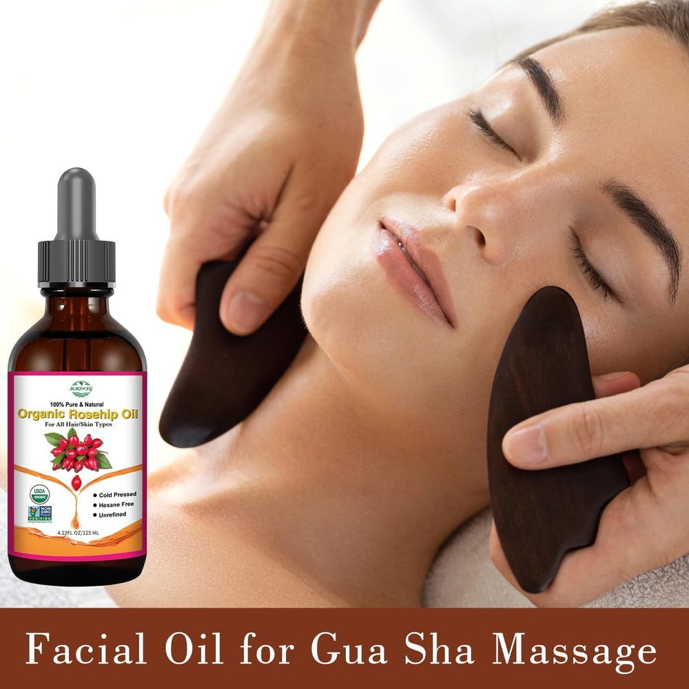 MMPANG Rosehip Oil for hair care, nourishing dry strands.