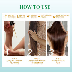 MMPANG Rosemary Oil for thicker looking hair and healthier shine.