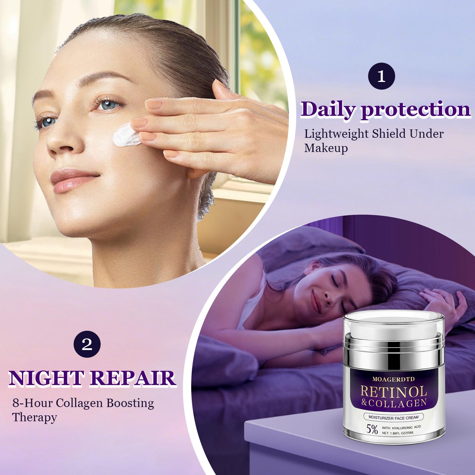 MOAGERDTD skin texture close-up reveals firmer and plumper look